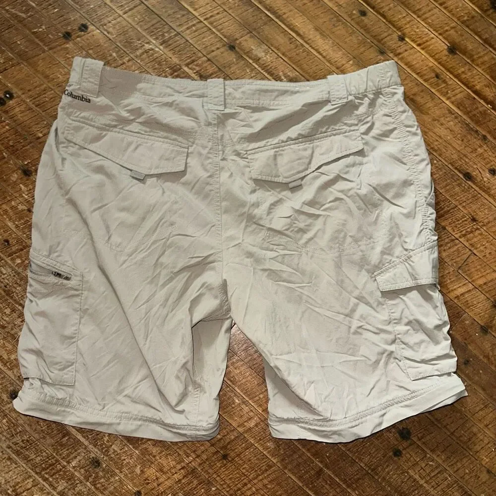 Columbia omniwick tan 40x11.5 athletic sun protection shorts